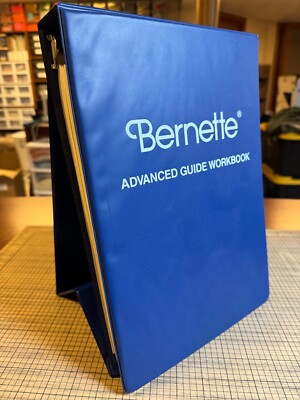 Vintage Bernina Bernette  Advanced Guide Workbook W/ Binder Stand Folder Sewing