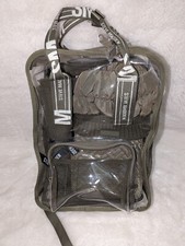 Steve Madden Nostalgic Clear Backpack 4 Piece Gift Set