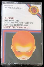 HANDEL - NEW YORK PHILHARMONIC-THE MESSIAH EXCERPTS  CASSETTE FACTORY SEALED