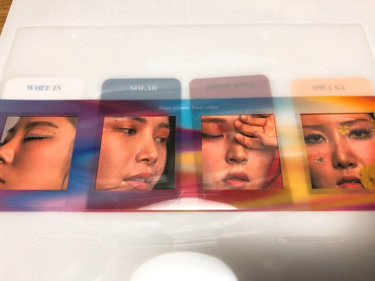 Mamamoo Moonbyul Solar Hwasa Official 9th Mini Album White