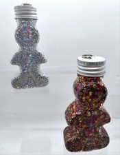 X2 Brightly Color Homemade Gingerbread Glitter Ornaments Color Of Chocie