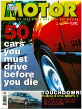 MOTOR Magazine December 1997 BMW 3 HSV Senator BMW 540i Jaguar XJR Audi S4