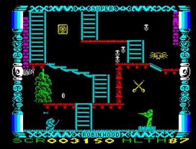 Sinclair Zx Spectrum 48K Jeu - Super Robin Capuche - Codemasters X & Actif