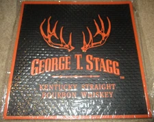 GEORGE T STAGG buffalo trace BAR MAT whiskey bourbon kentucky service empty J