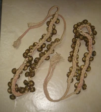 HANDMADE BRASS GHUNGHRU  [ DANCING BELL ] 2 STRINGS CONTAIN 50 EACH