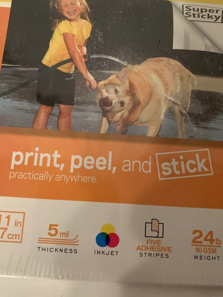 POST-IT 8.5" x 11" Super Sticky Picture Paper  MATTE (non-glare) 2 Packs - Image 3 of 4