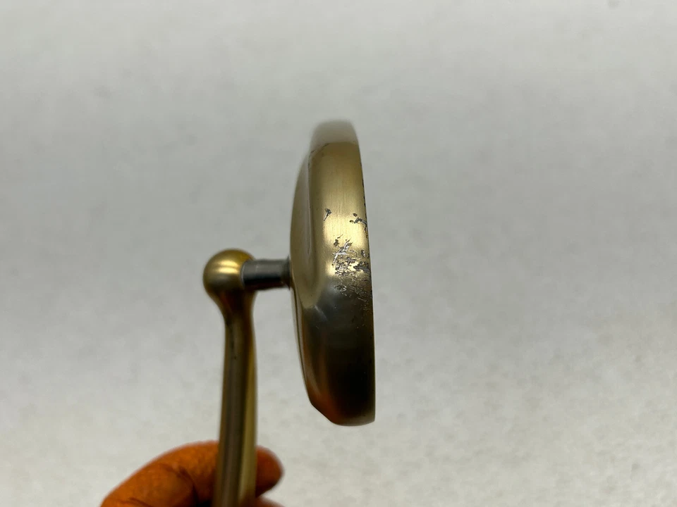 HARLEY TOURING ARLEN NESS MINI STOCKER RIGHT SIDE MIRROR GOLD - Image 3 of 4