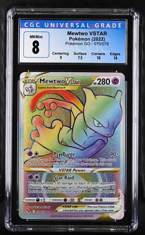 Gold Mewtwo VStar from the Pokémon go set coming soon. : r/PokemonTCG