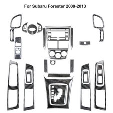 34pcs For Subaru Forester 2009-2013 Carbon Fiber Full Interior Kit Cover Trim 34pcs For Subaru Forester 2009-2013 Carbon Fiber Full Interior Kit Cover Trim