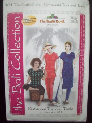 Batik Butik Pattern 101 Bali Collection Kintamani Top & Tunic Cut Sizes S-XXXL