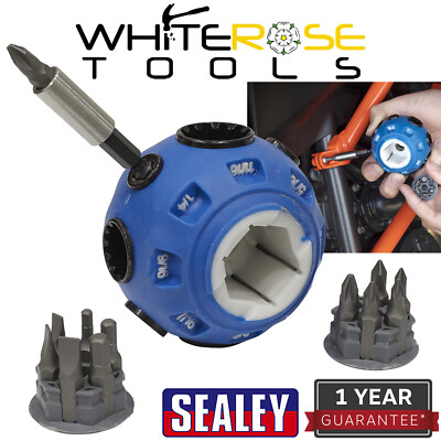 Sealey Kugelschlüssel Total Drive 40 in 1 Kompakt Multi-Tool DIY Steckschlüssel