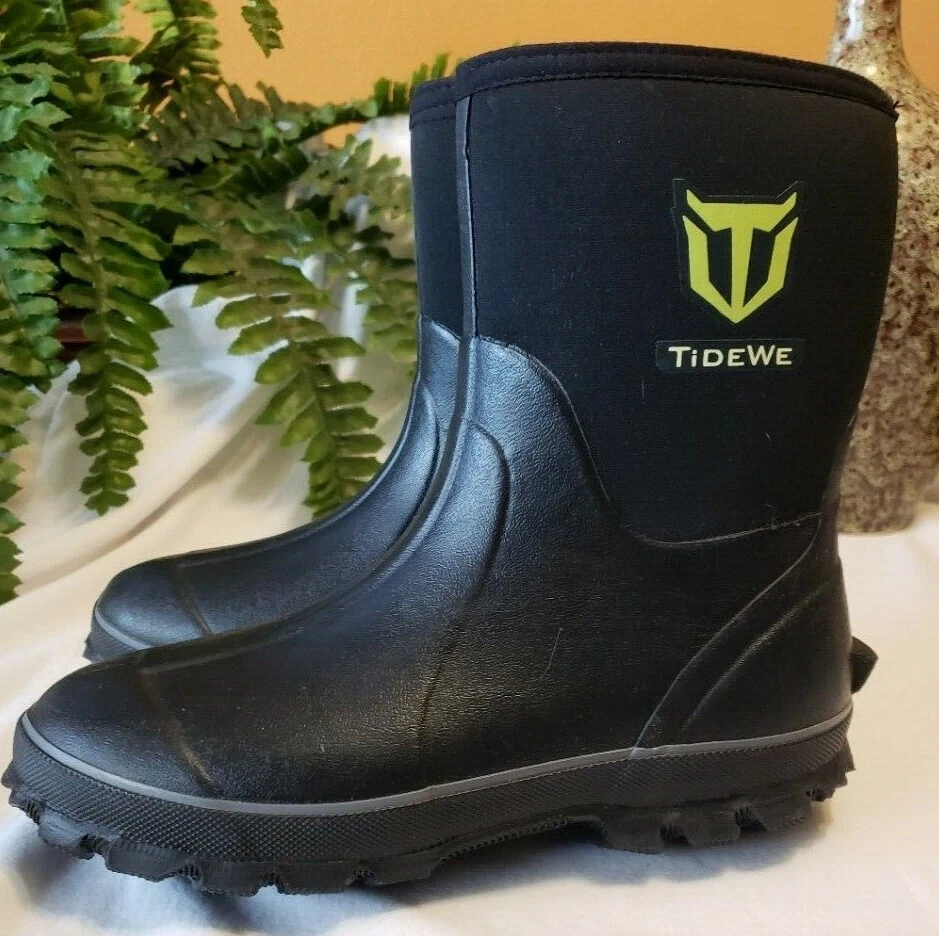 Heavy duty top rubber work boots