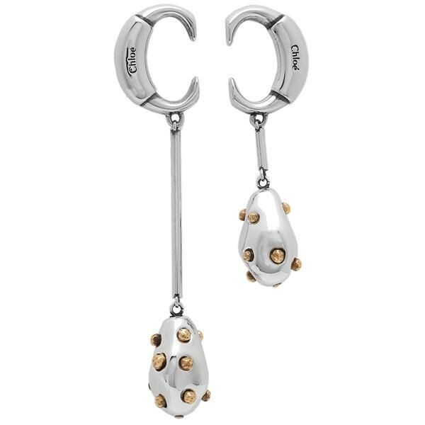 CHLOE ピアス DARCEY CHC23AFE81CPN105 Chloe Darcy Earrings Silver Gold Women's DARCEY VINTAGE GOLD