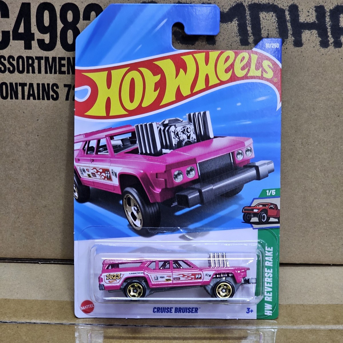 2025 HOTWHEELS CRUISE BRUISER HW REVERSE RAKE SERIES HOT WHEELS