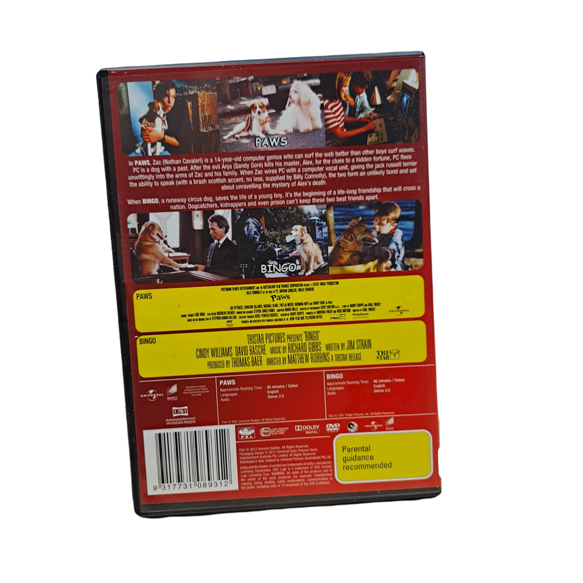 Paws (DVD, 1997) for sale online | eBay