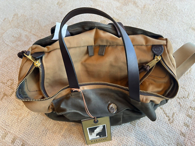 New Unused USA MADE Filson Heritage Sportsman Tan and Otter Green