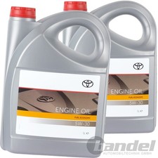 2x5 LITER ORIGINAL TOYOTA MOTORÖL FUEL ECONOMY 5W30 ACEA A1/B1 A5/B5 API SL CF
