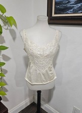 Vanity Fair Ivory Lace Vintage Camisole MPN 17-752 Size 38 XL 42