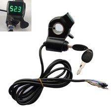 12V-99V Electric Scooter/E-Bike Thumb Throttle Accelerator LCD Display Voltag