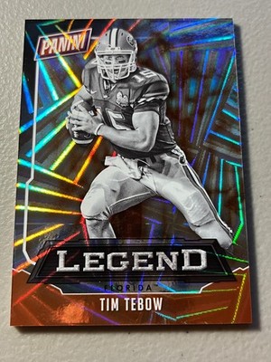 2016 Panini National Convention Tim Tebow LEGEND /99 HYPER PLAID SP No. C1