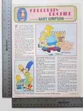 Bart Simpson Advertisement Original Print Ad / Poster Game Gift Art