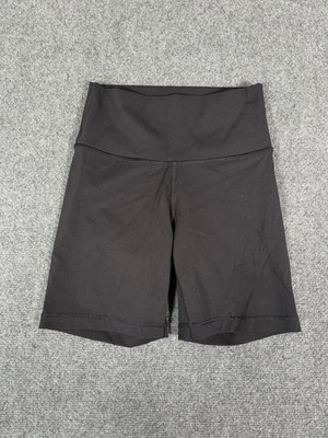 Aritzia TNA Womens Biker Shorts Small Black TNAction Yoga Gym Athletic 7 
