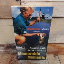 Fishing With Roland Martin VHS Sealed Raytheon Marine Memorable Moments
