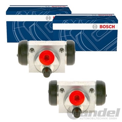 2x BOSCH RADBREMSZYLINDER 19,05mm passend für FORD FIESTA FUSION KA STREET