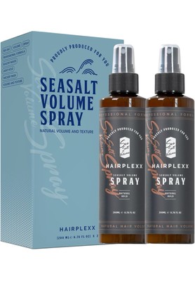 Sea Salt Volume Hair Spray for both Men/Women, Natural Thick Volumizing, 2pk 6.8