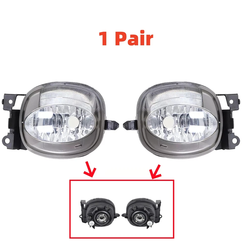 New For 2007-09 Lexus ES350 Front Fog Lights Bumper Lamps kits Left & Right Side - Image 3 of 4