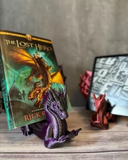 Dragon Book Stand, Kindle Stand, Book Display, Fourth Wing Bookshelf Decor