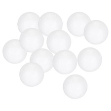 Foam Balls Round 1.5 Inch Polystyrene Spheres Balls for Party Decoration 60Pcs