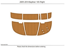 2009-2014 Bayliner 185 Flight SeaDek Style Boat Flooring EVA Foam Deck Mat 1/4"