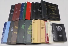 LOT OF 22 GM EMD Alco Locomotive Operating Manuals F9 E9 GP9 F3 E7 567B 567C F7