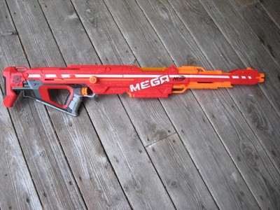 Nerf Centurian Mega Rifle Sniper Blaster Gun No Magazine Gd! | eBay