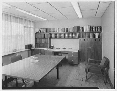 Photo:Fairchild Aircraft, Hagerstown, Maryland. Mr. Cleveland's office