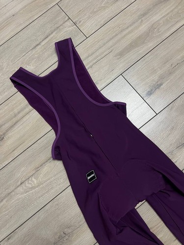 Women's Santini Ready To Ride Winter Thermal Bib Tights sz L Padded Cycling Bike