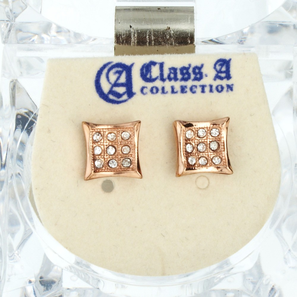 Шкатулка для украшений Iced Out Ohrstecker - КАЙТ из розового золота 8 мм 1990₽