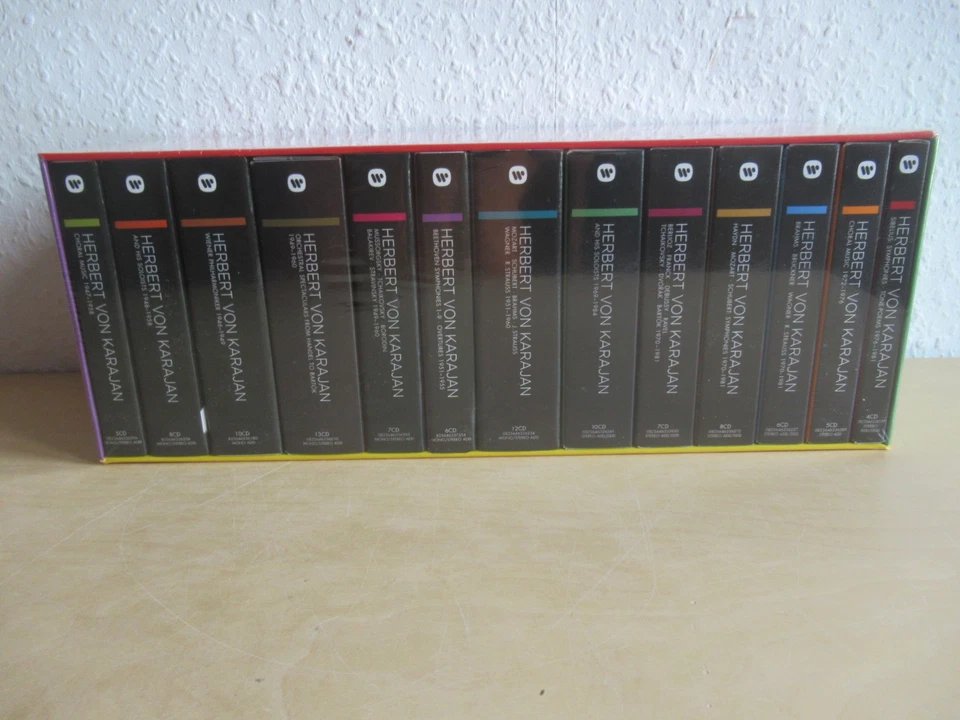 Karajan-Official Remastered Edition- 101er CD Box-Original verpackt-still sealed - Bild 2 von 4