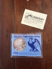 1998 Silver American Eagle Dollar UNC Littleton Coin Company - 1oz. Fine Silver