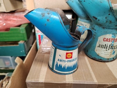Vintage Ölkanne Ausgießer Shell Frostschutz halbes Pint