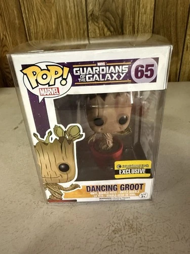 Funko Pop! Marvel Guardians Of The Galaxy- Dancing Groot #65  - RED — MINT