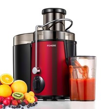 Centrifuga Frutta e Verdura 400W Estrattore di Succo a Freddo con Bocca da 65mm