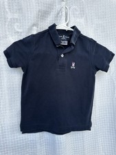 Psycho Bunny Kids Polo Shirt XS 5/6 Blue Short Sleeve Collared Casual Pima