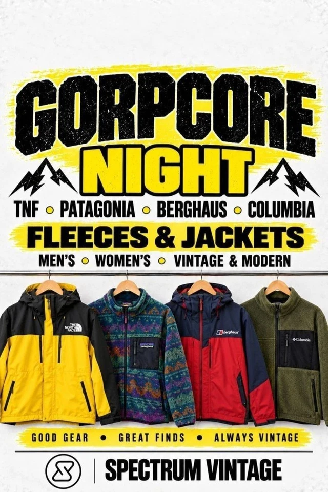 🏔️ GORPCORE NIGHT | TNF • PATAGONIA • BERGHAUS • COLUMBIA • £2 STARTS
