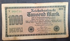 1922 Germany 1000 Mark P76, Y900711.