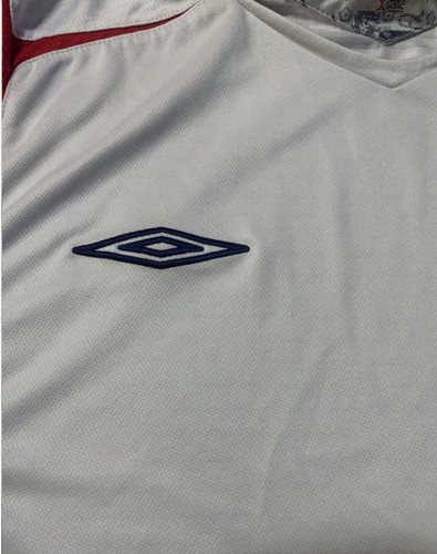 England Home Football Shirt 2005/2007 Men's XL Jersey Umbro Soccer L1 - Picture 4 of 11