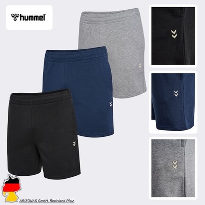Hummel Herren Shorts Chevron Logo Kordelzug Freizeit Sport Casual Stil