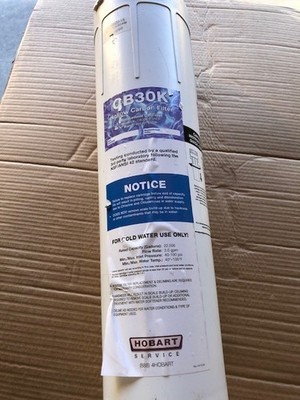 HOBART CARBON FILTER CB-30K COLD WATER FILTER~~NEW