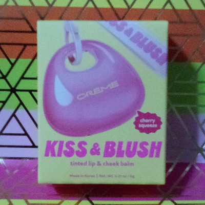 Crème Tinted Lip Balm for Dry Lips, Cherry Scent, Squalane, Pink Balm